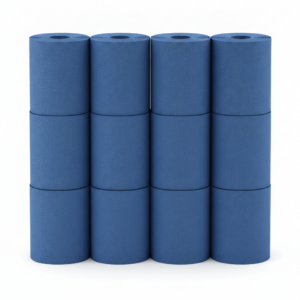 Shop Towels — Blue Roll, 55 Sheets, 12 Pack