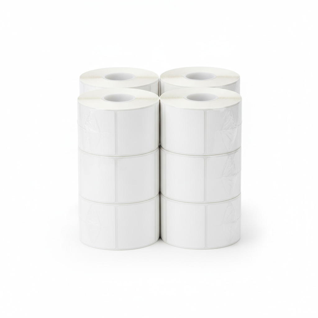 Thermal Label Roll 2.25x1.25 — 1000 per Roll, 8 Pack