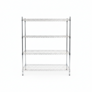 4-Shelf Wire Shelving Unit — 48x18x72