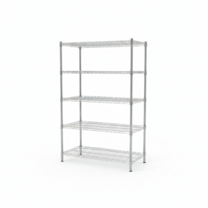 5-Shelf Steel Shelving Unit — 36x18x72