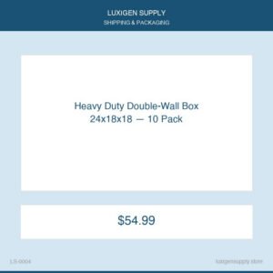 Heavy Duty Double-Wall Box 24x18x18 — 10 Pack