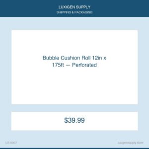 Bubble Cushion Roll 12in x 175ft — Perforated