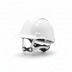 Hard Hat — 4-Point Ratchet Suspension, White