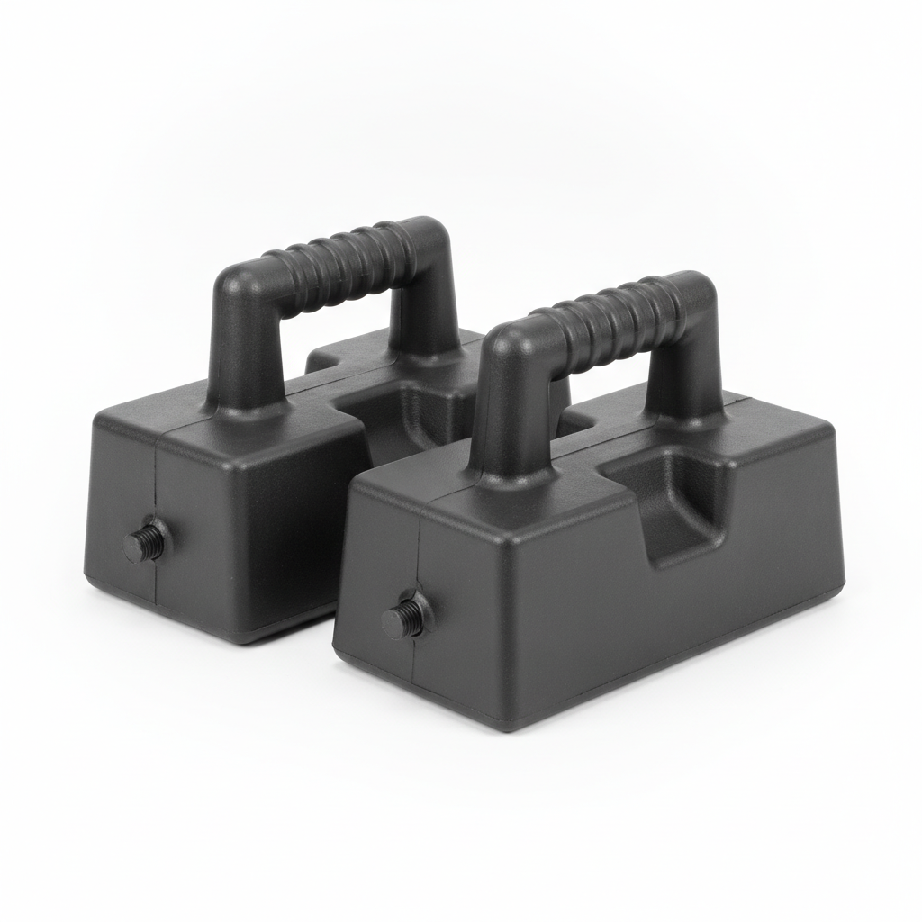 Loading Dock Wheel Chock — Rubber, Pair