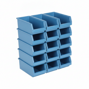 Stacking Bin 10x5x5 — 12 Pack, Blue