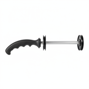 Stretch Wrap Dispenser — Extended Core Handle